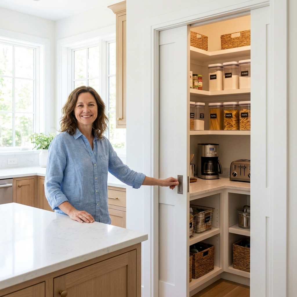 Walk-In vs. Cabinet Pantries